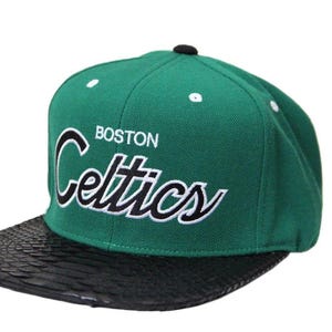Mitchell & Ness Boston Celtics The Script Strapback