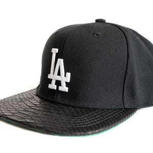 Mitchell & Ness Los Angeles Dodgers Black Strapback
