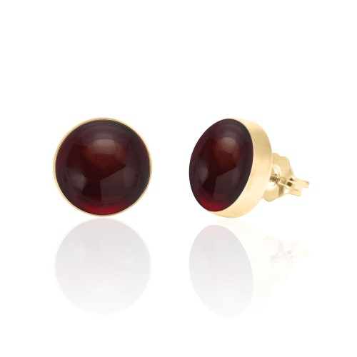 Large shops Coral Stud Earrings in 14K Gold Filled, Red Coral Jewelry, 35th Anniversary, Christmas Gift for Women
