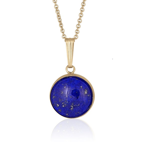 Lapis Lazuli Pendant Necklace 14k Gold Filled Blue - Gold Lapis Lazuli Pendant Necklace Lapis Lazuli Pendant Necklace 14k Gold Filled Blue - Gold Lapis Lazuli Pendant Necklace