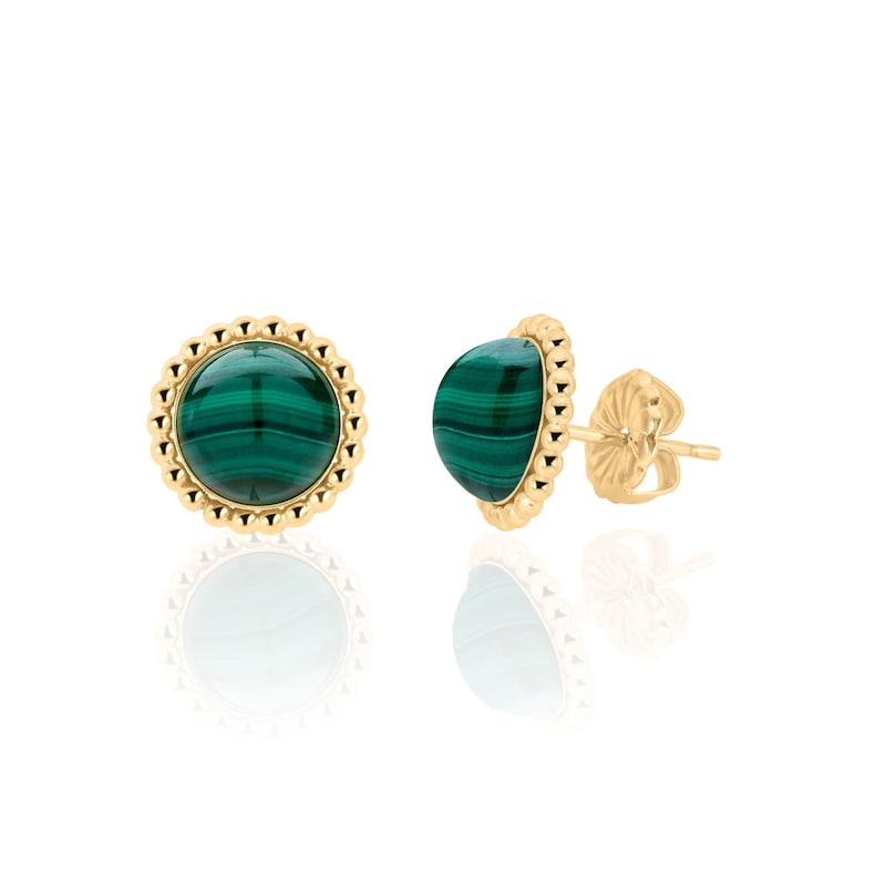Malachite Pia Earrings