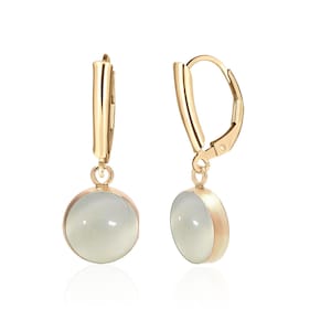 Moonstone Earrings for Women in 14K Gold Filled, Moonstone Jewelry, June Birthstone Earrings, 3rd Anniversary Gifts for Her