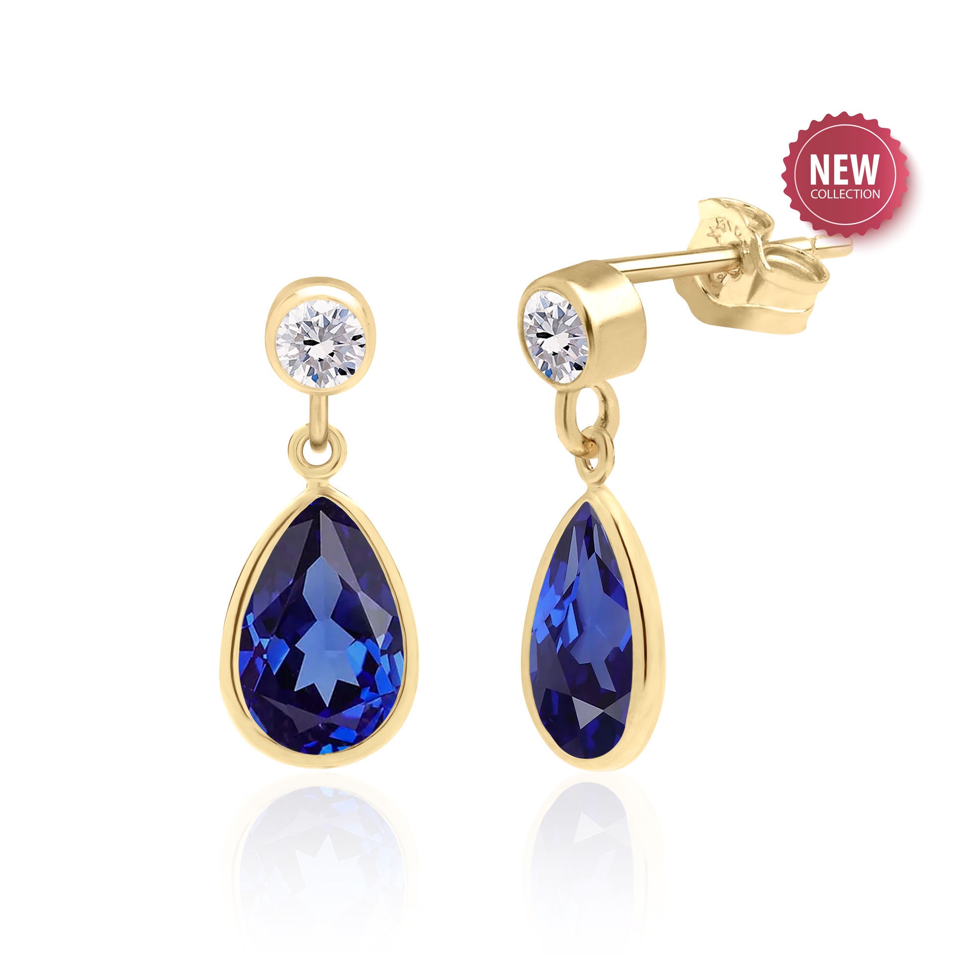 September Birthstone Earrings - Etsy