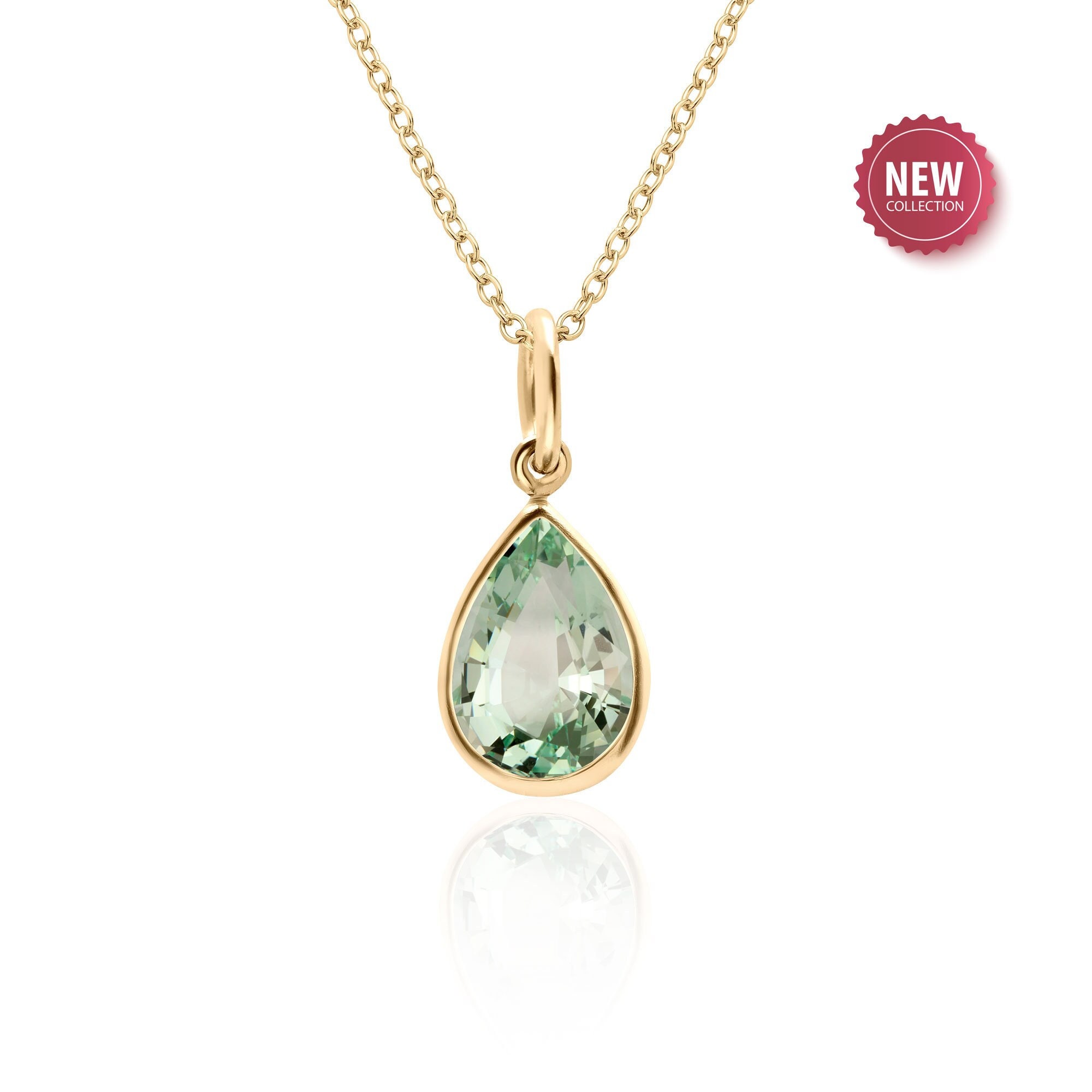 Green clearance amethyst necklace