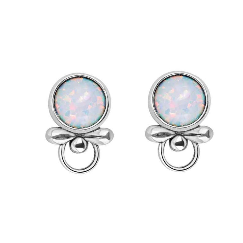 Mother of the Bride Gift July Birthstone Earrings Ruby Earrings Silver Stud Earrings July Birthday Gift for Women 40th Anniversary Gift