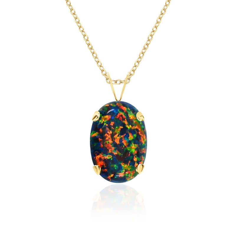 The Fire Opal Necklace main image 1