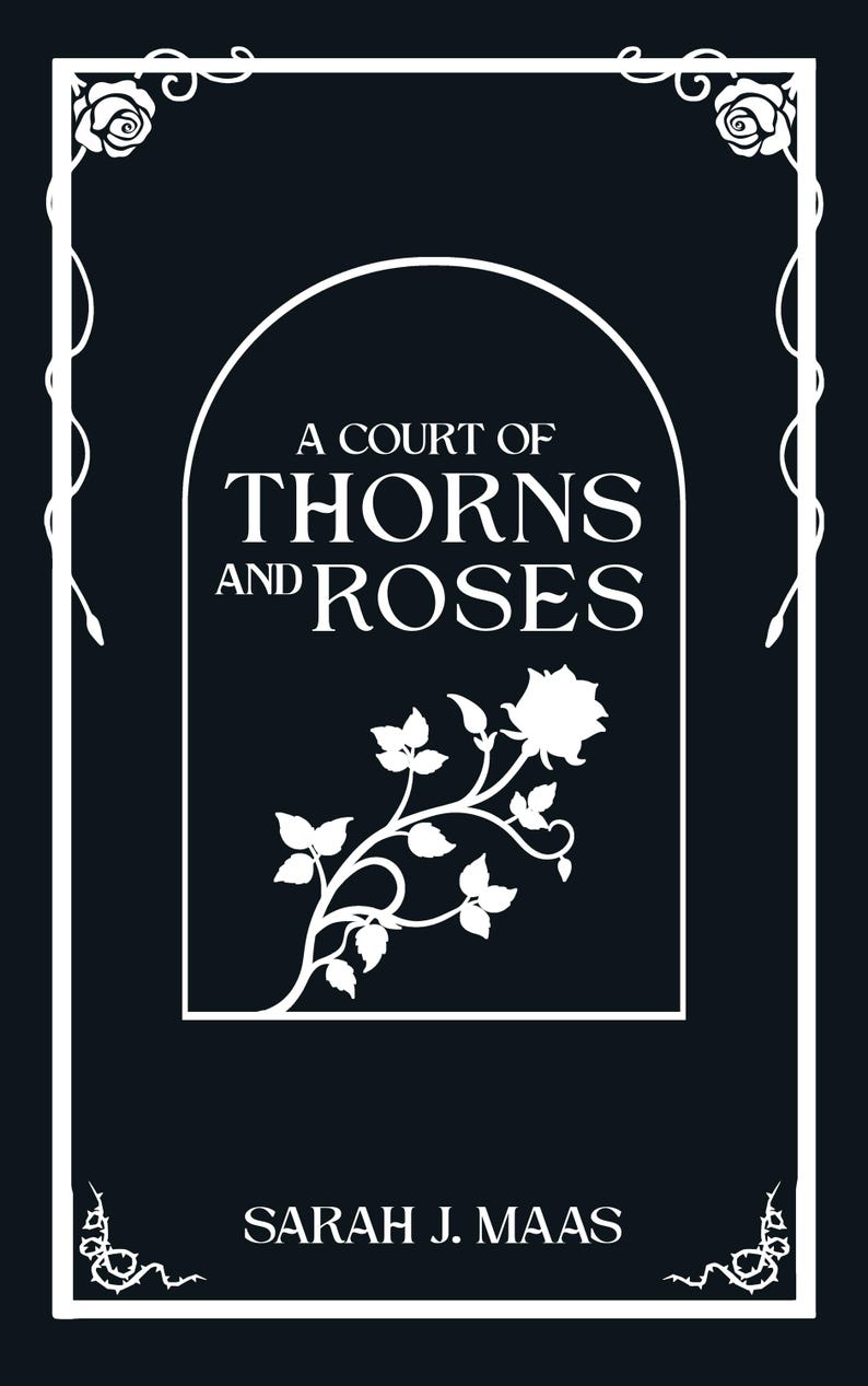 A Court Of Full Series by Sarah J Maas Book Cover Design for Book Binding/Rebinding | PNG (Digital Download) | For Cricut image 3