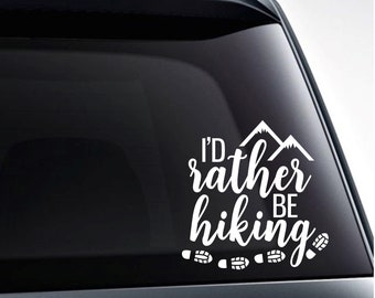 Rather Be Lost In The Woods Than The City Car Truck Window Laptop Decal Sticker