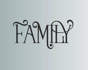 Family tree stencil | Etsy