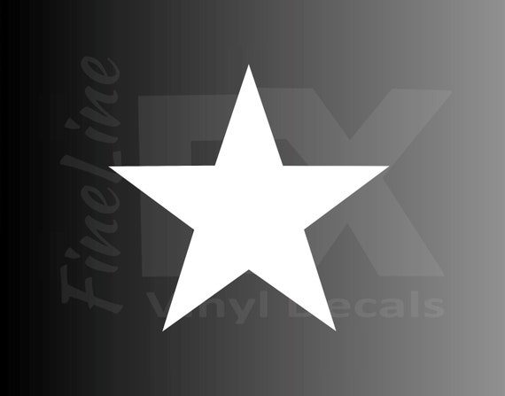 Star Vinyl Decal Sticker / Decal For Cars Laptops Tumblers - Etsy