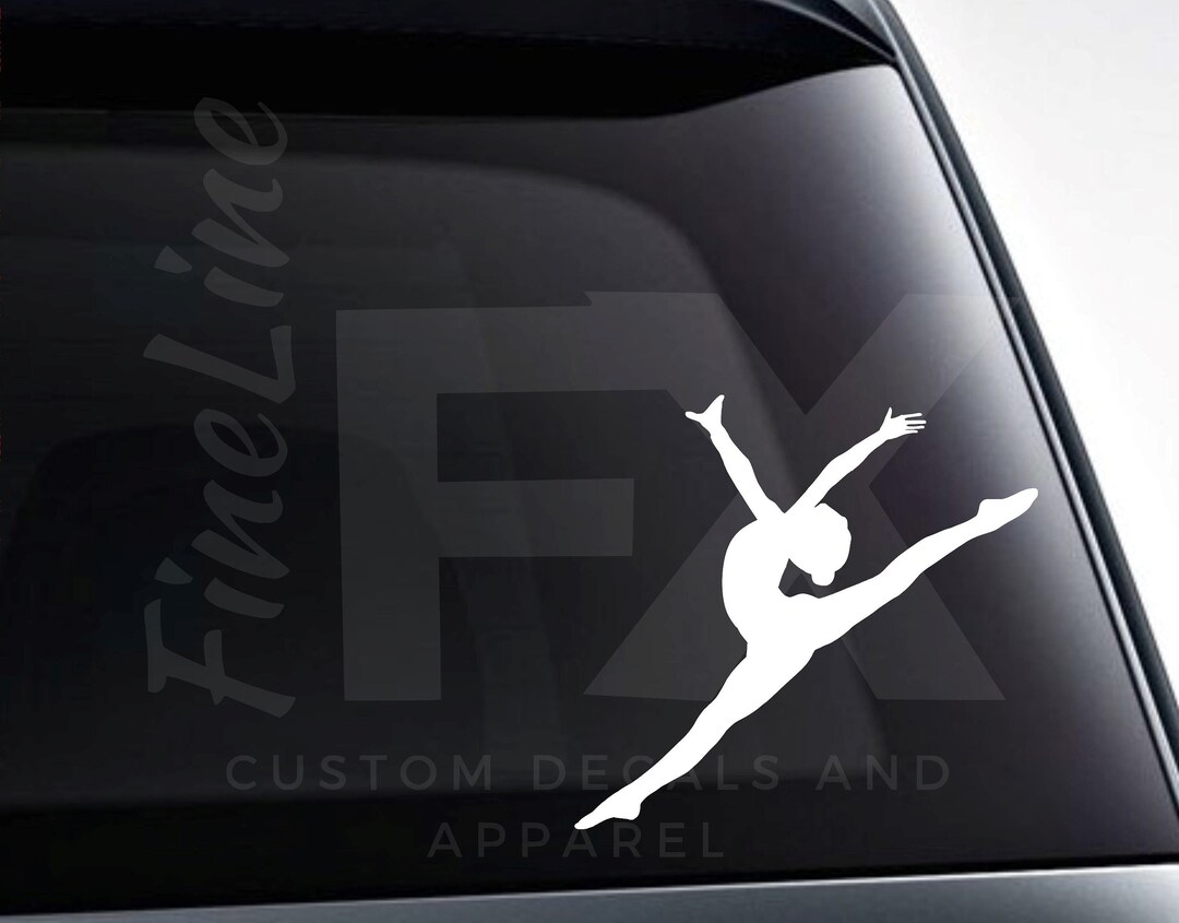 Ballerina Ballet Dancer Vinyl Decal Sticker / Decal for Cars - Etsy