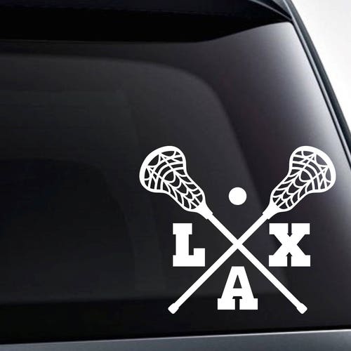 Lacrosse Sticks LAX Vinyl Decal Sticker Etsy