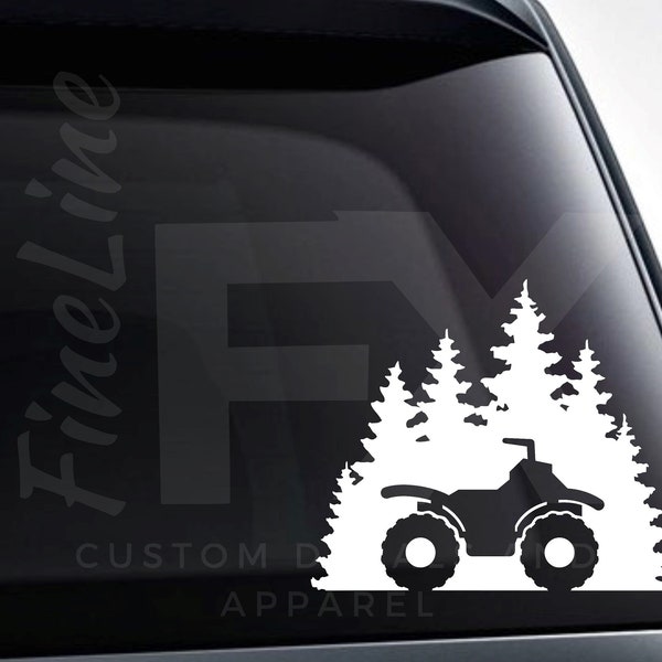 4 Wheeler Decal Etsy