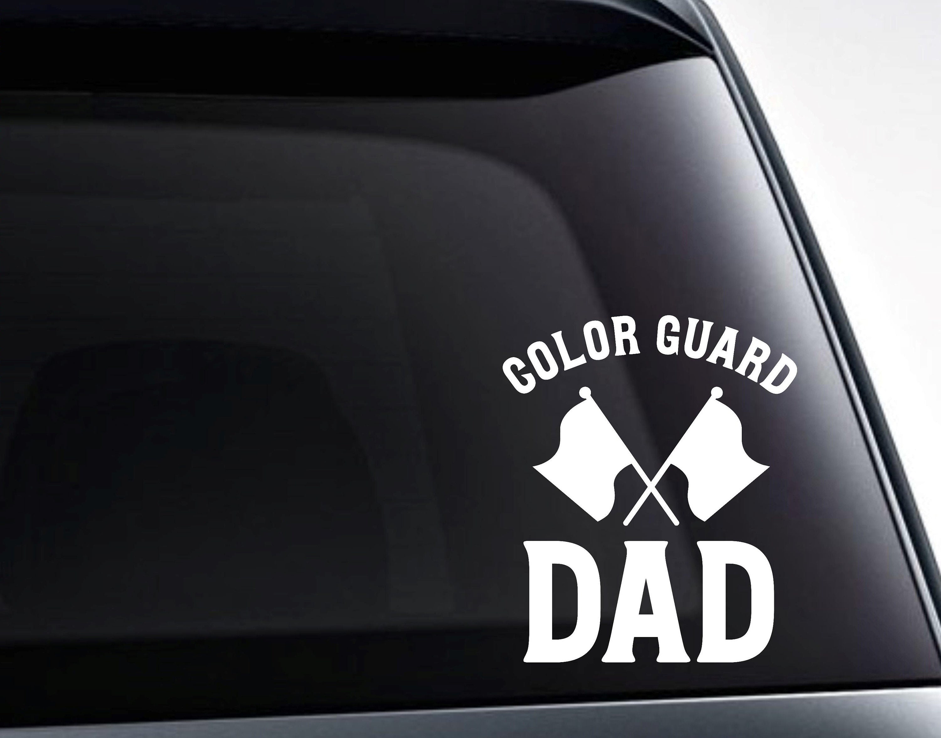 Electronics & Accessories Color Guard Flag Marching Band Vinyl Decal ...