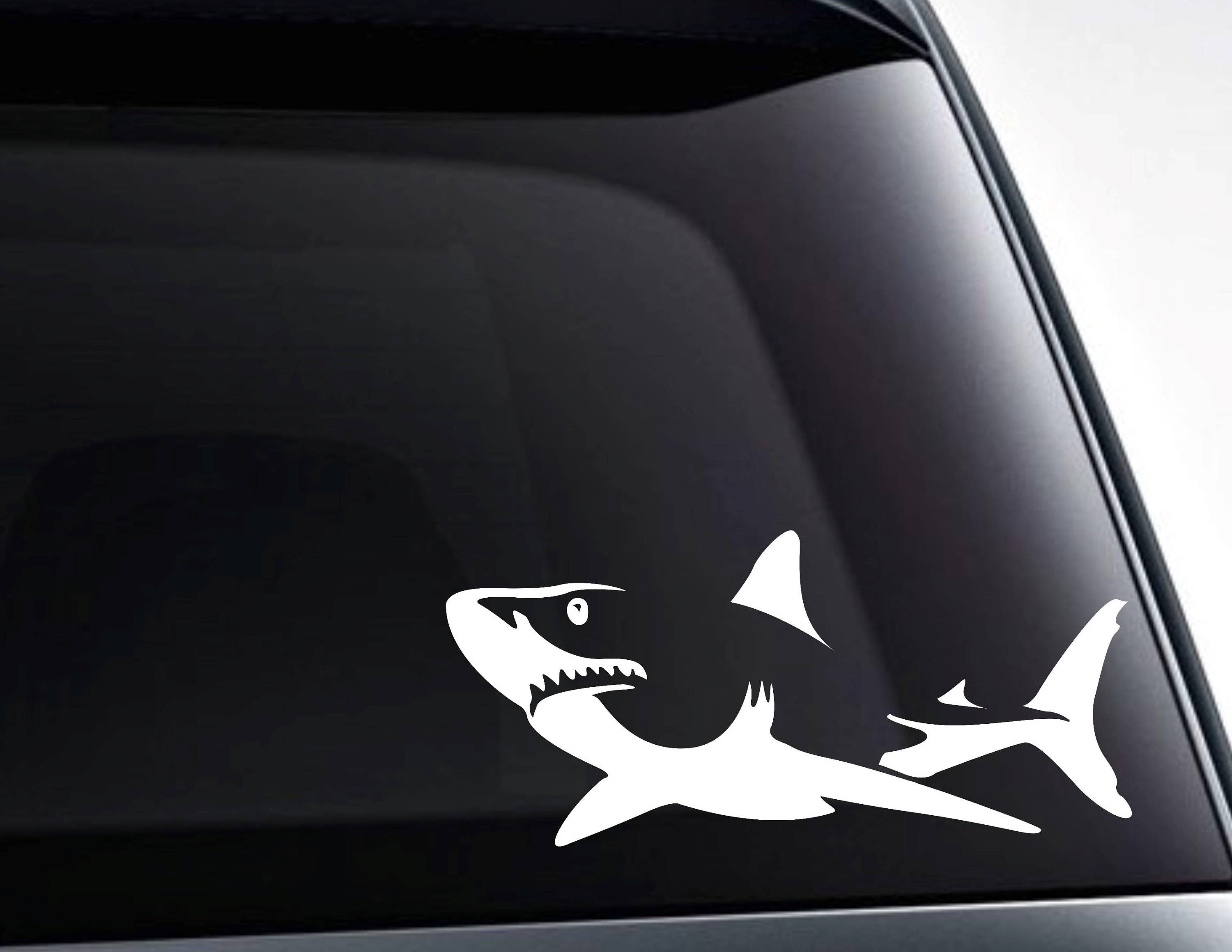 Ultimate Land Shark Sticker Vet Med Vinyl Sticker Drawing ...