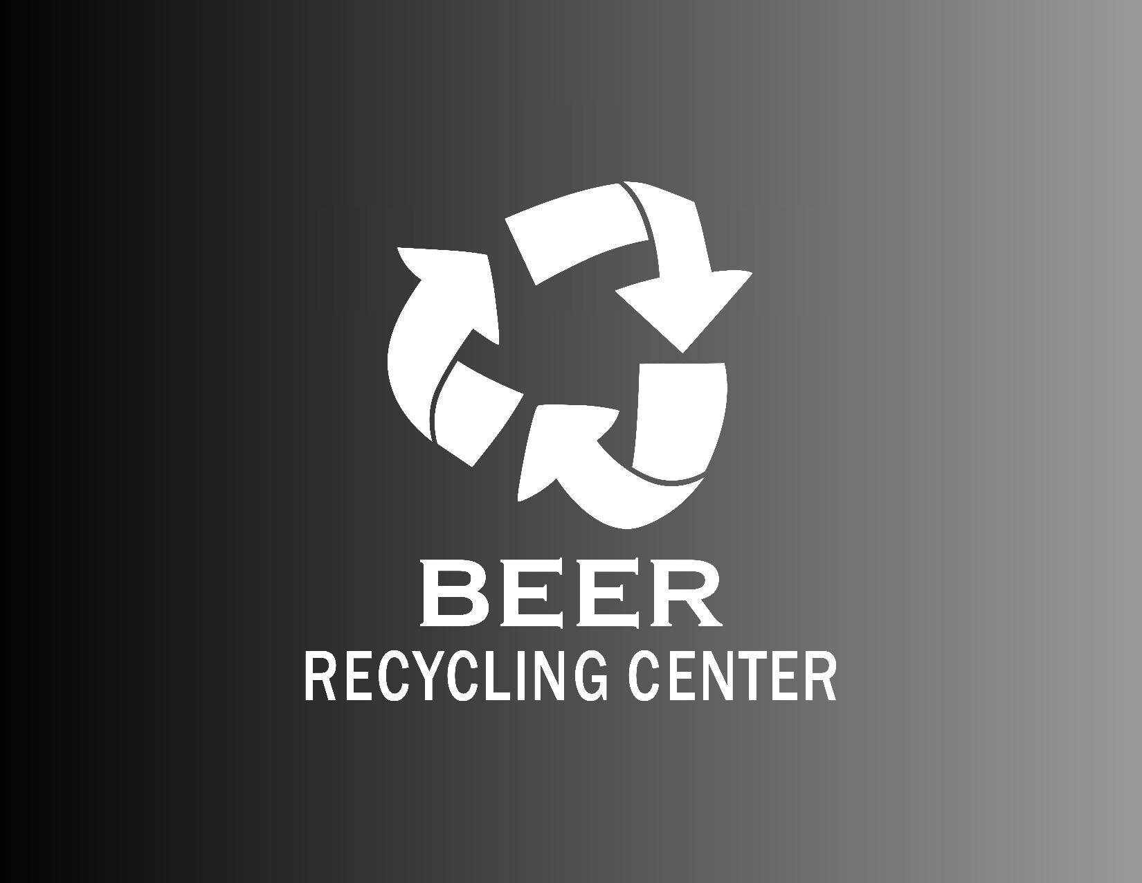 Beer Recycling Center Vinyl Decal Sticker / Funny Sign Decal Etsy