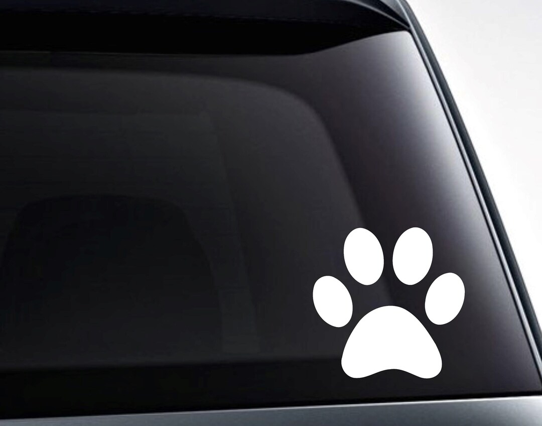 Dog Paw Decal dog Paw Print Vinyl Decal Sticker for Cars Etsy