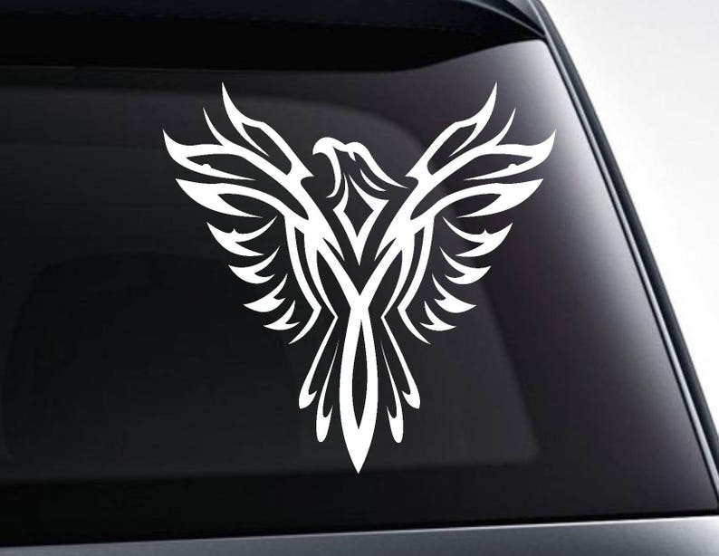Phoenix Bird Vinyl Decal Sticker / Cool Decal for Cars Etsy