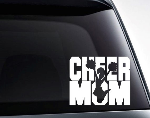 Cheer Mom Personalized Car Truck Window Vinyl Decal Sticker Color