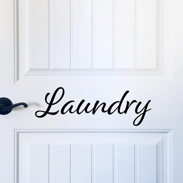 Laundry Room Decal Etsy