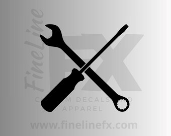 Wrench Decal | Etsy