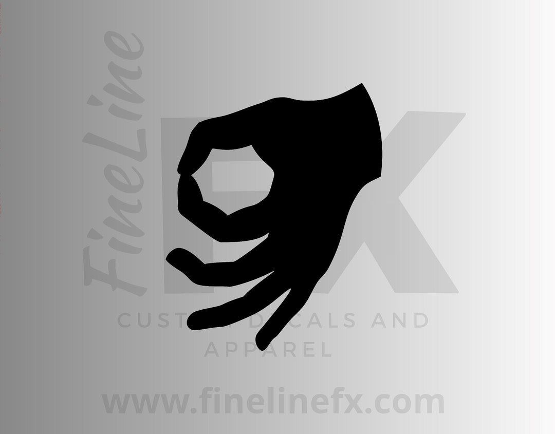 Hand Circle Punch Game Vinyl Decal Sticker / Gotcha You Looked Etsy