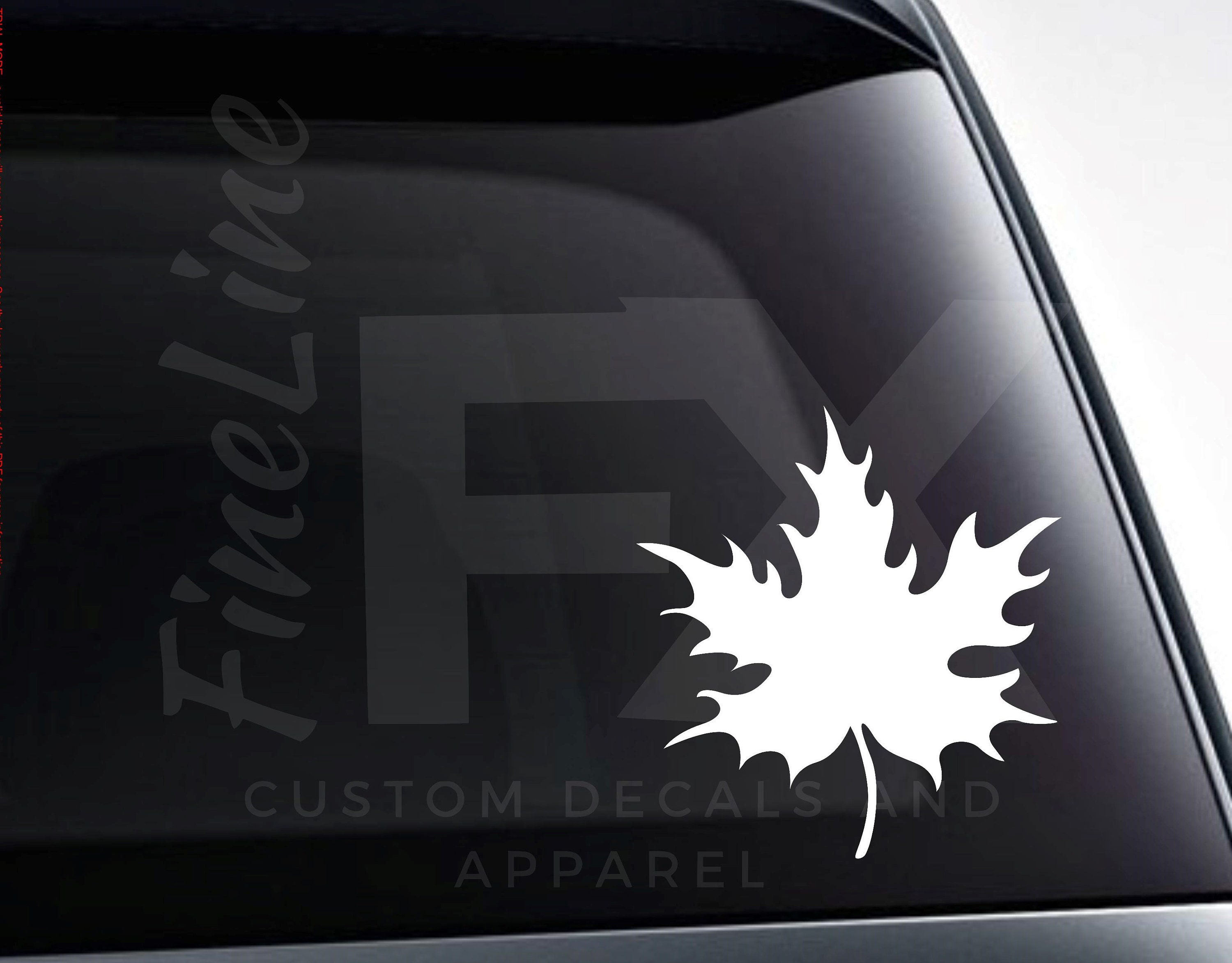 Maple Leaf Vinyl Decal Sticker / Decal For Cars Laptops Etsy
