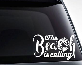 The Ocean is Calling Decal - Etsy