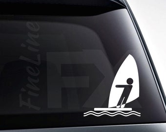 Windsurfing Sticker - Etsy