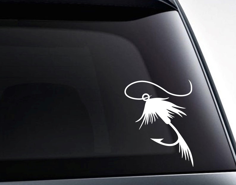 Fly Fishing Lure Vinyl Decal Sticker / Decal For Cars Etsy