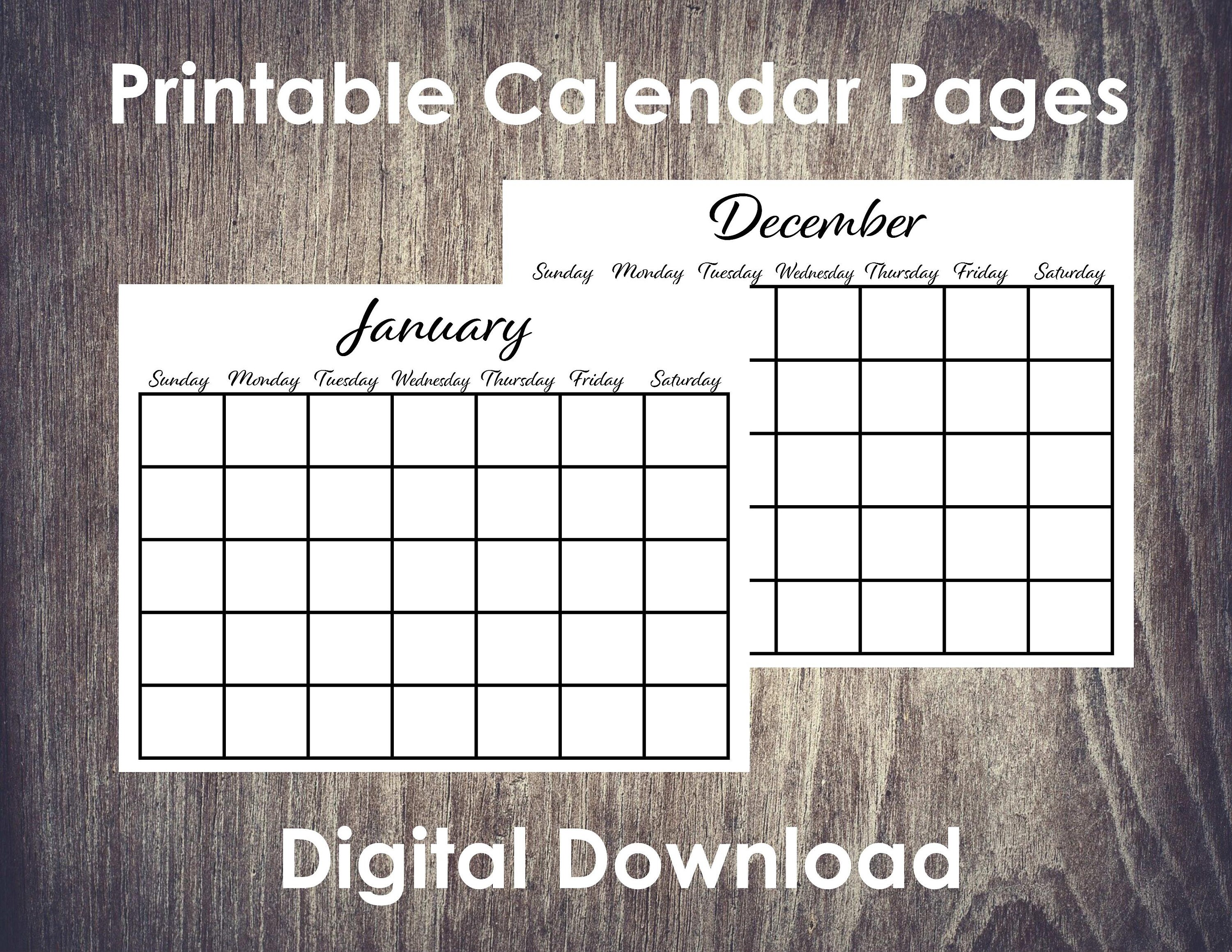 5x7 printable monthly calnedar example calendar printable 85 x 11