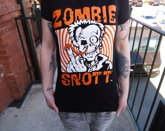 Zombie Snott camiseta con logotipo gráfico