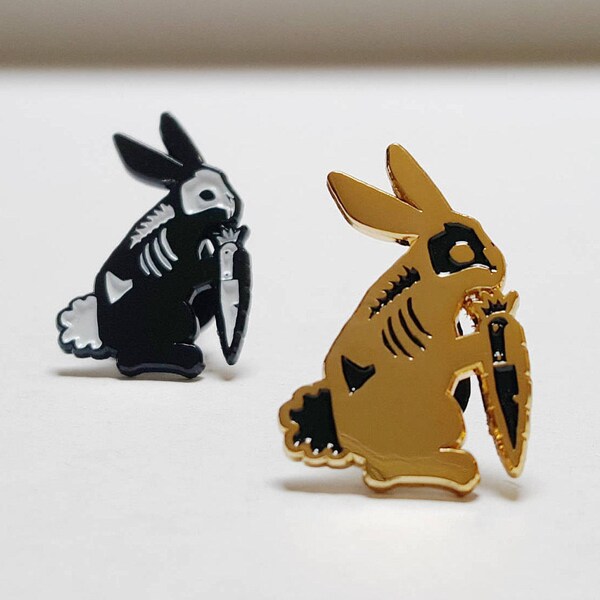 Black White Rabbit - Etsy