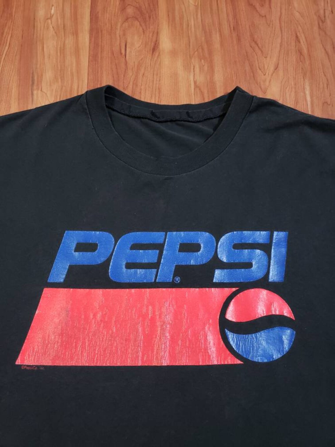 Vintage 1990's black Pepsi soda drink tshirt single stitch | Etsy