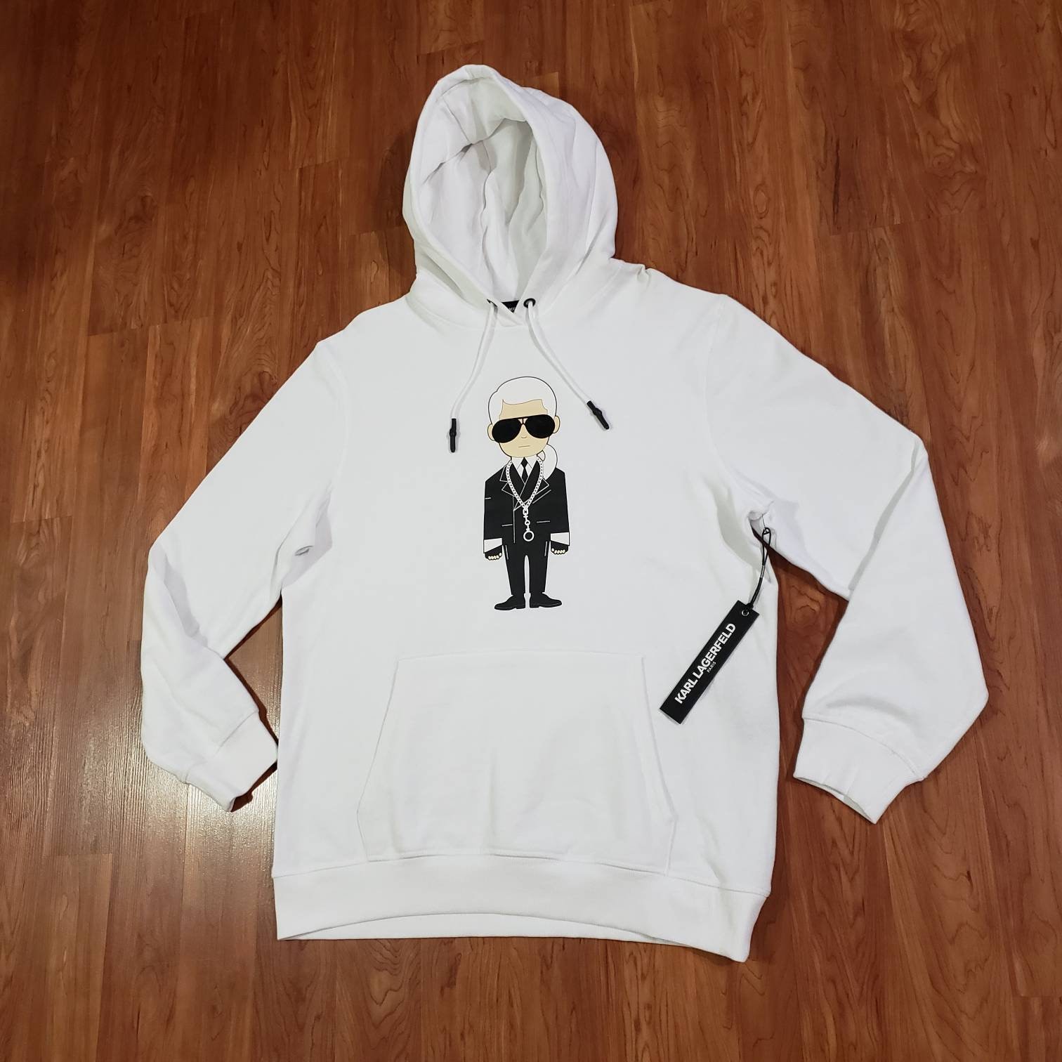 Karl Lagerfeld Paris Rare Merch White Pullover Iconic Ikonik - Etsy
