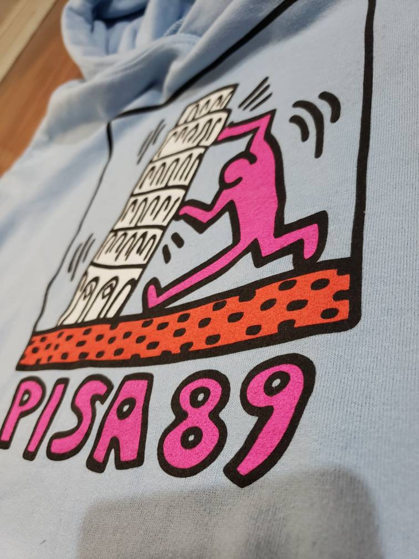 keith haring art hoodie