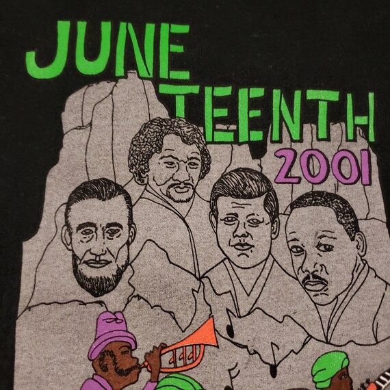 Vintage June Teeth Texas 2001 Celebration black X… - image 4