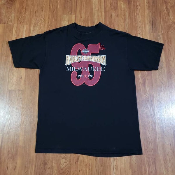 T-shirt Harley-Davidson Homme - Medium, Manches Courtes, Motif Juneau Avenue
