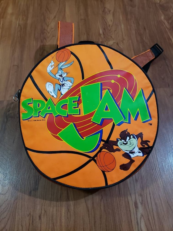 Vintage 1996 Space Jam Bugs Bunny Taz rare backpa… - image 1