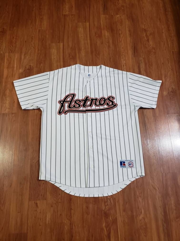 VINTAGE HOUSTON ASTROS BLUE PINSTRIPE JERSEY - Primetime