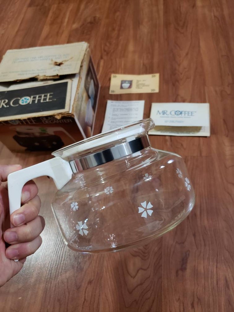 Vintage 1975 Mr. Coffee Model D-7C Glass Decanter Made in USA - Etsy