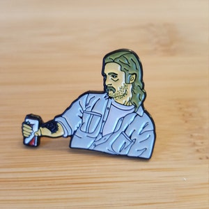True Detective - Matthew McConaughey HBO show Pin. Lone Star beer can man.