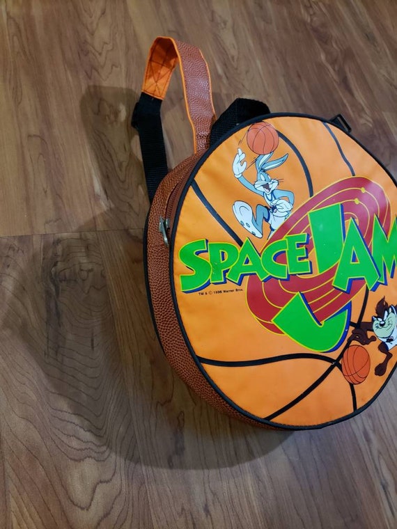 Vintage 1996 Space Jam Bugs Bunny Taz rare backpa… - image 3