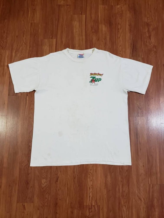 Vintage 7up white shirt The cool spot surfing a c… - image 2