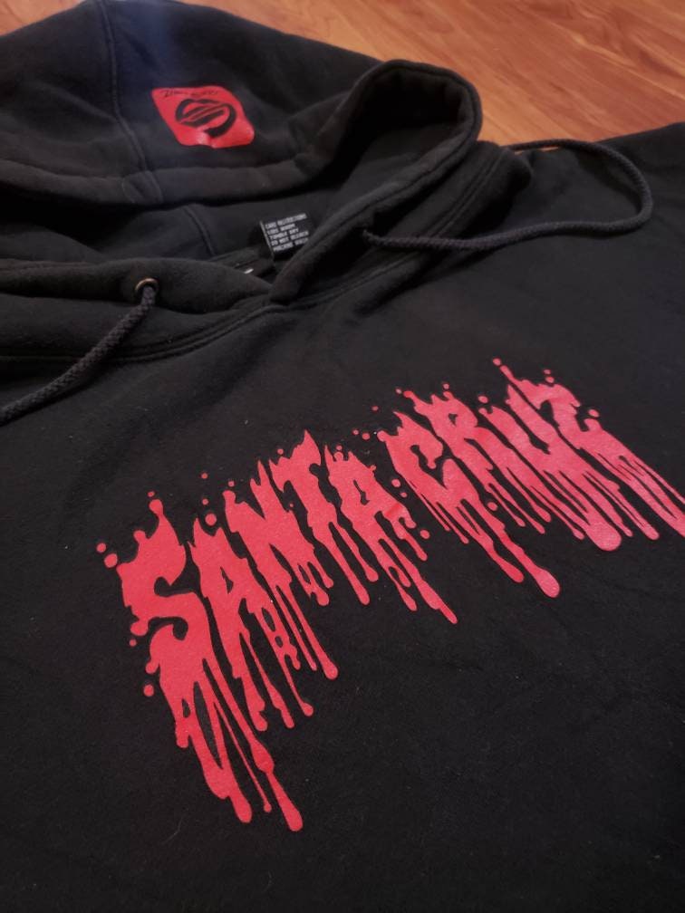 Vintage Y2K Santa Cruz Skateboarding Company Bloody Red - Etsy
