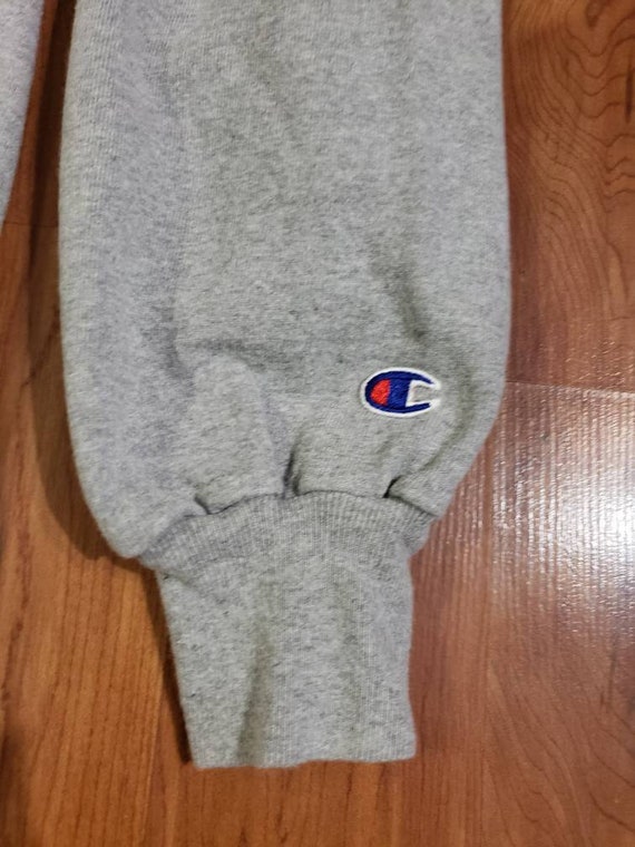 Vintage Champion Sweater Pullover Crewneck Made in Mexico Gray