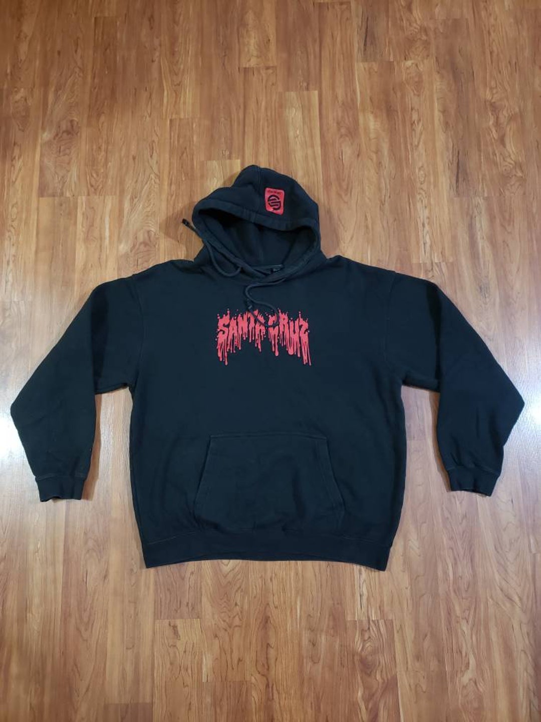 Vintage Y2K Santa Cruz Skateboarding Company Bloody Red - Etsy