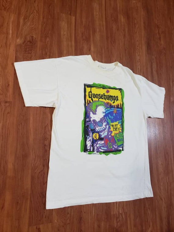 Vintage 1995 Goosebumps Scare Tee Shirt Halloween… - image 4