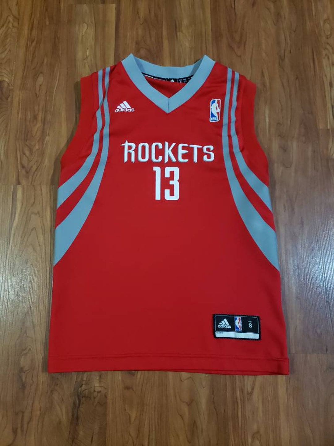 Adidas Houston Rockets NBA James Harden número 13 camiseta Etsy España
