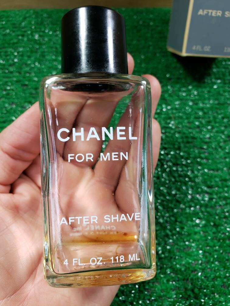 RARE Empty Vintage CHANEL for Men After Shave 4 Oz. 118ml 